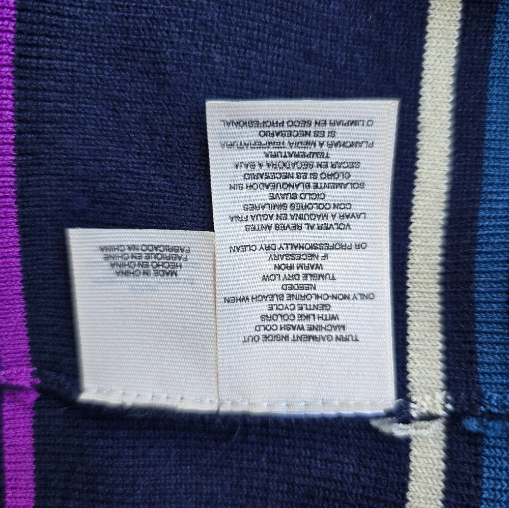 Rachel‎ Roy Striped Navy skirt Sz M - Picture 4 of 6